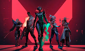 A team of diverse tactical agents standing together preparing for a match